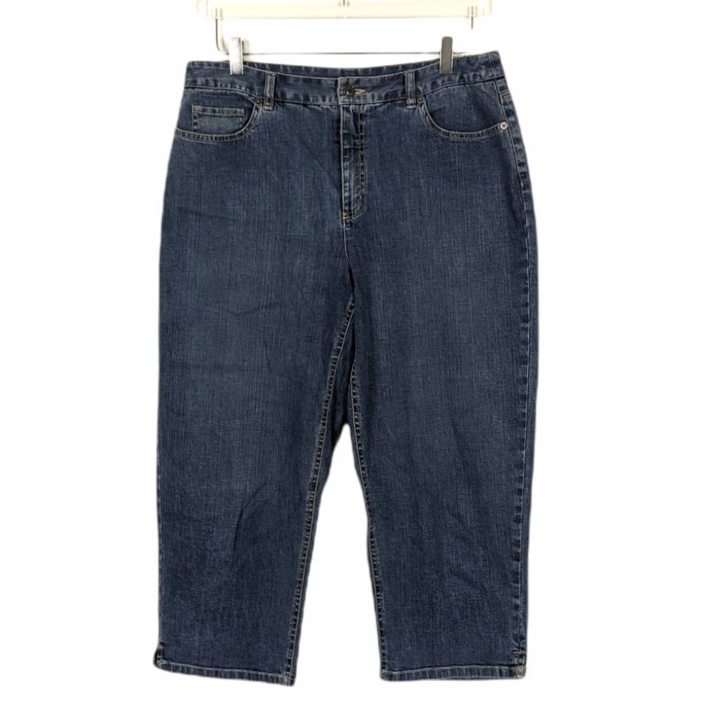 Talbots High Rise Cropped Capri Jeans Women's 12